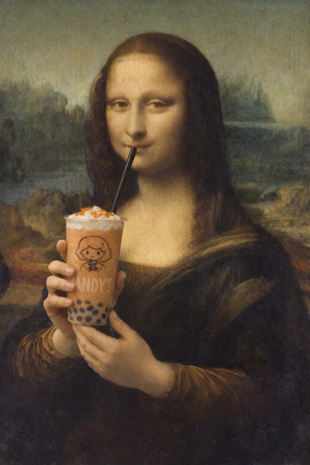 Bubble tea illustration