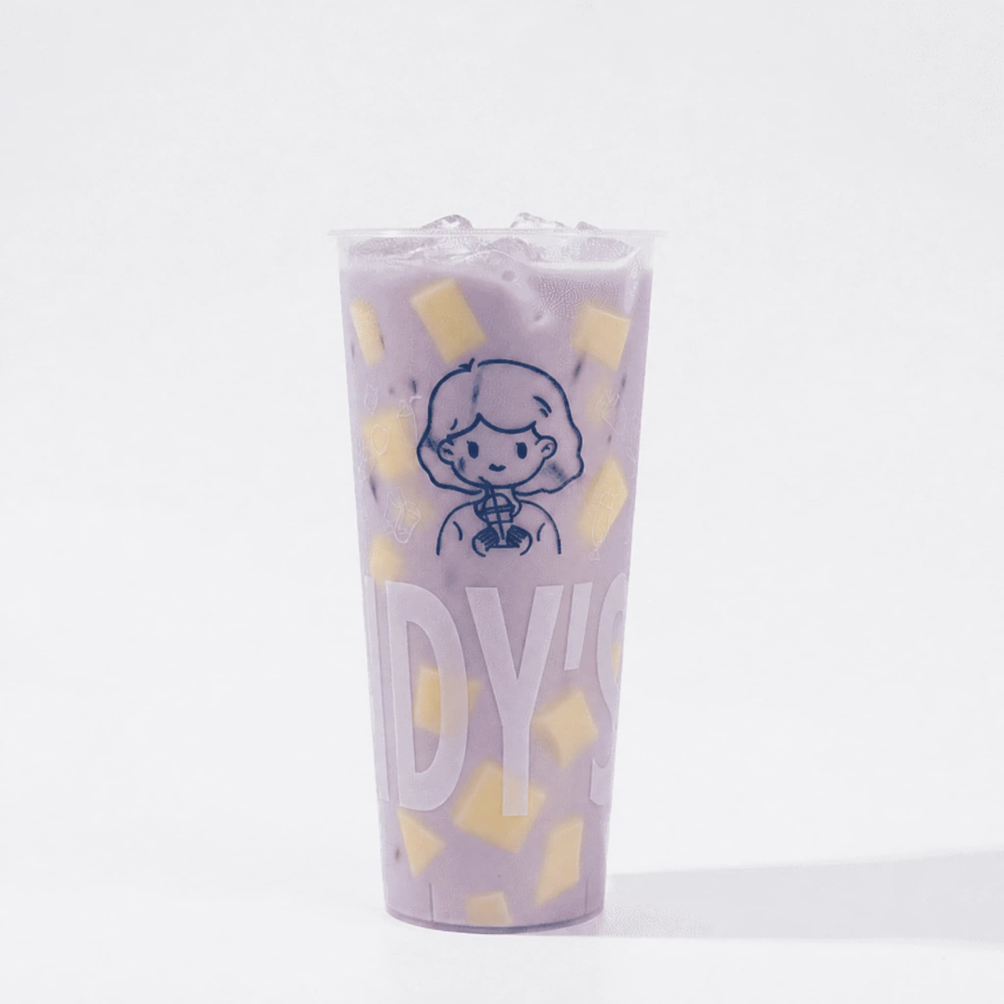 Taro Milk Tea (with Pudding)