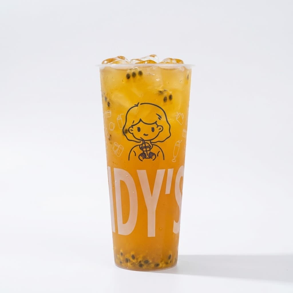 Passion Fruit Iced Green Tea